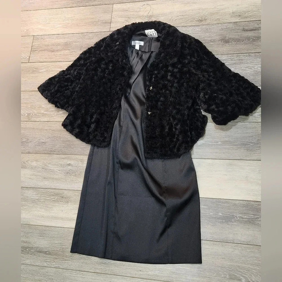 KEREN hart Jackets & Blazers - Keren Hart Vintage black faux fur jacket